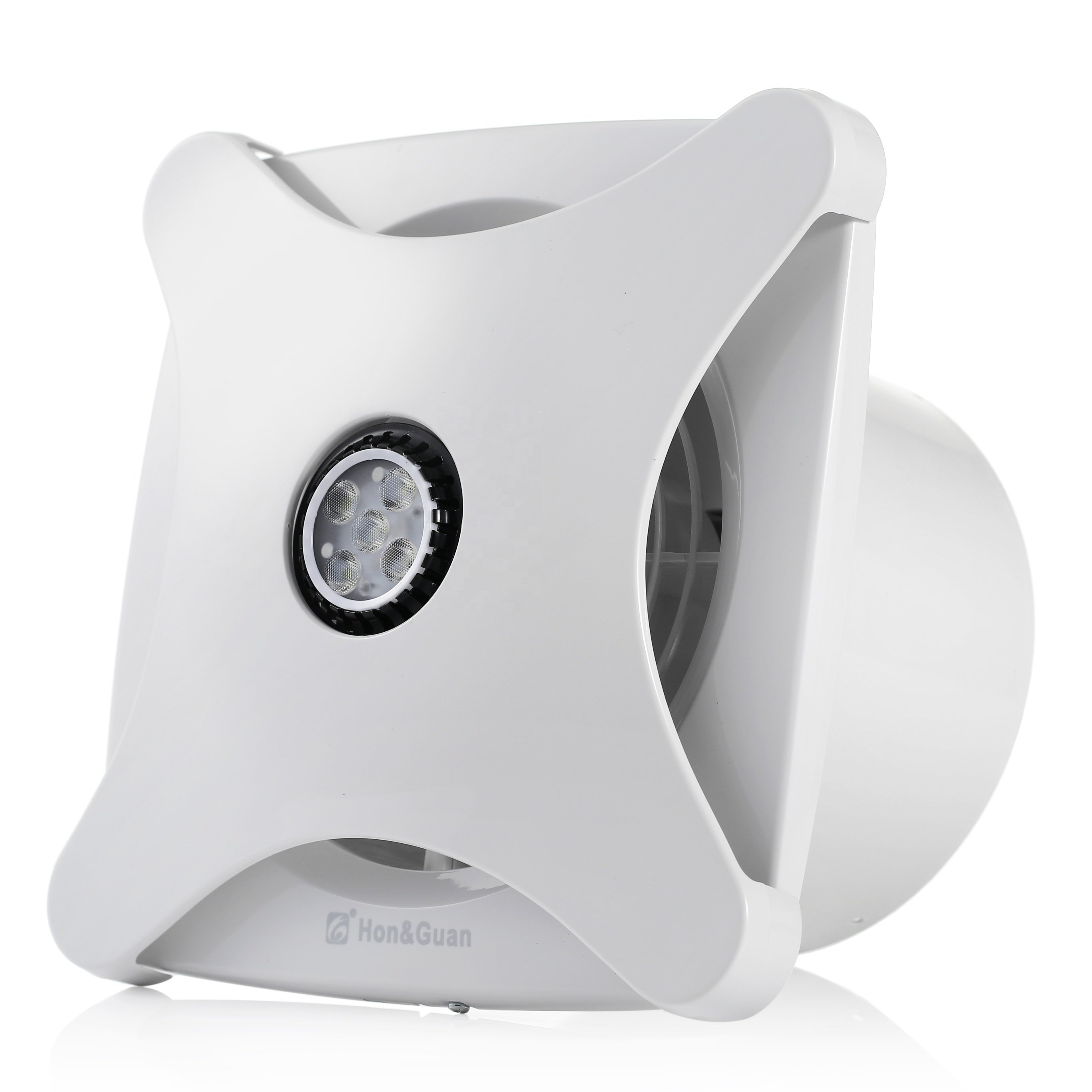 Hon&Guan Axial Exhaust Fan Wall Window and Ceiling Mounted Low Watt Motor Ventilation Fan HGA-150B